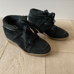 Isabel Marant Bobby wedge sneaker black 37